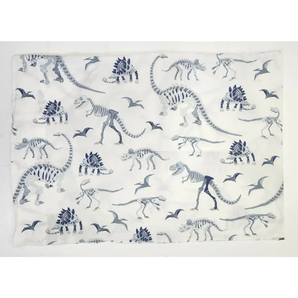 Pottery Barn Kids Dinosaur Bones Glow In The Dark Toddler Pillow Case 16